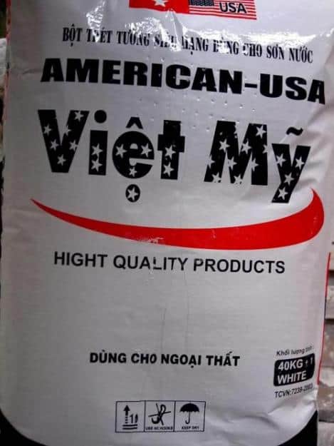 Bột trét Việt Mỹ Ngoại THất. Lh đặt hàng 0919157575