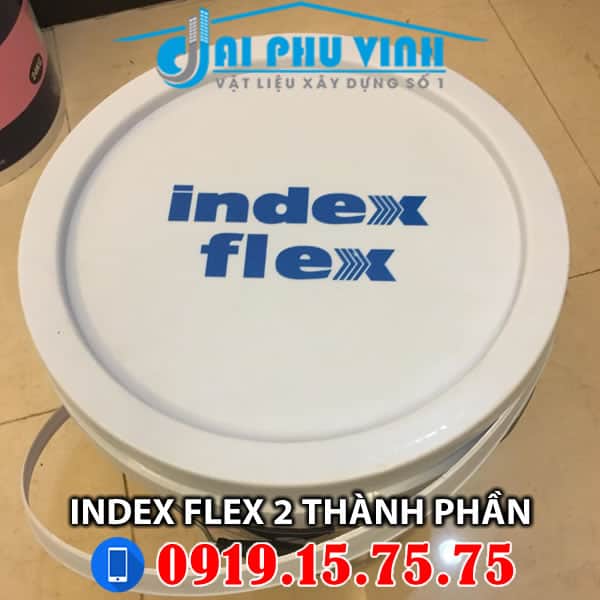Chống thấm gốc xi măng 2 thành phần Index Flex. LH 0931888789