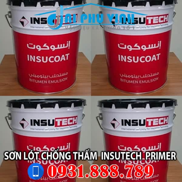 Sơn lót chống thấm gốc nước Insutech nhập khẩu Ai Cập - Insutech Primer