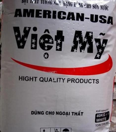 Bột trét tường ngoại thất Việt Mỹ – Bột trét tường Việt Mỹ ngoại thất cao cấp