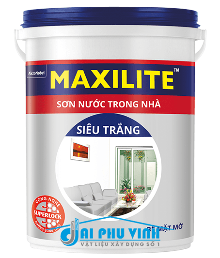 Sơn nước trong nhà Maxilite siêu trắng – Sơn nước Maxilite trong nhà