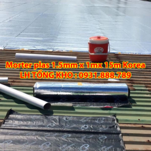 Moter Plas Aluminium 1mx15mx1.5mm Korea - Màng chống thấm nhập khẩu Korea - Lh mua hàng : 0931.888.789