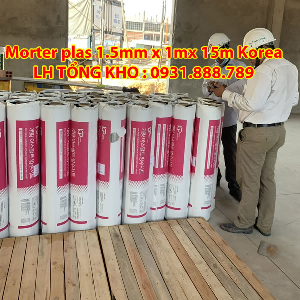 Moter Plas Aluminium 1mx15mx1.5mm Korea - Màng chống thấm nhập khẩu Korea - Lh mua hàng : 0931.888.789